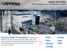 Tablet Screenshot of ferrousmetalprocessing.com